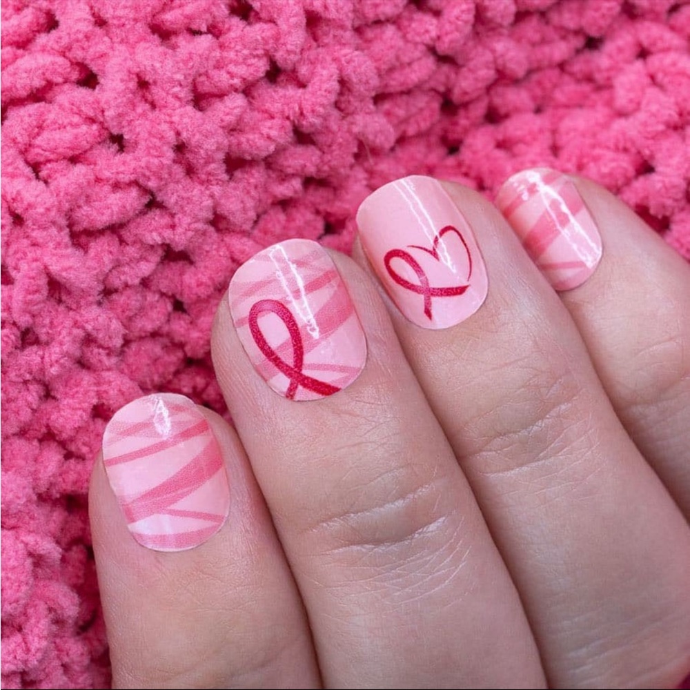 *Retired* Color Street: Choose Hope | Breast Cancer Awareness Pink Ribbon Pastel - Picture 5 of 10